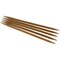 ChiaoGoo Double Point Dark Patina Bamboo Knitting Needles 6" 5/Pkg - Sizes US 1 - 11 (2.25mm - 8mm)